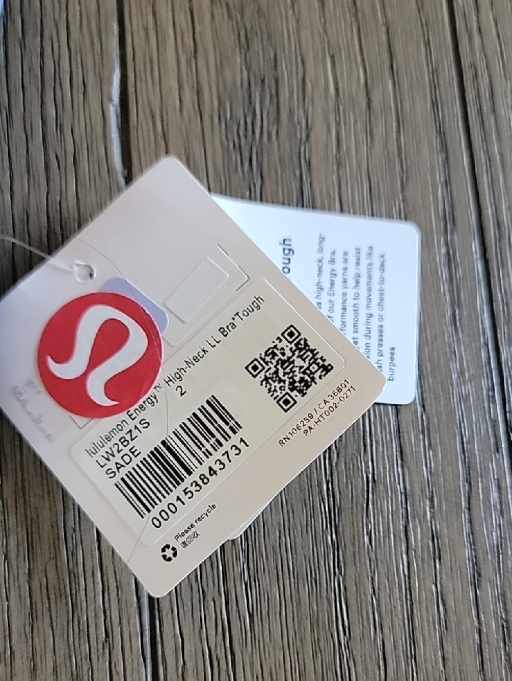lululemon athletica Energy High-Neck Sports Bra~Size 2~NWT - Picture 3 of 10